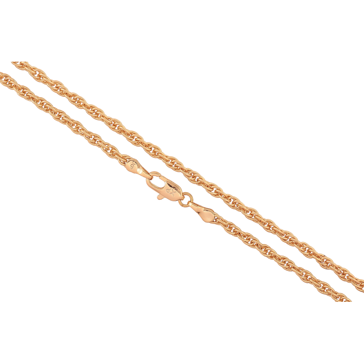 Ланцюжок Xuping колір Позолота 18K "Плетіння Кордове" довжина 45см х 3мм фото №25