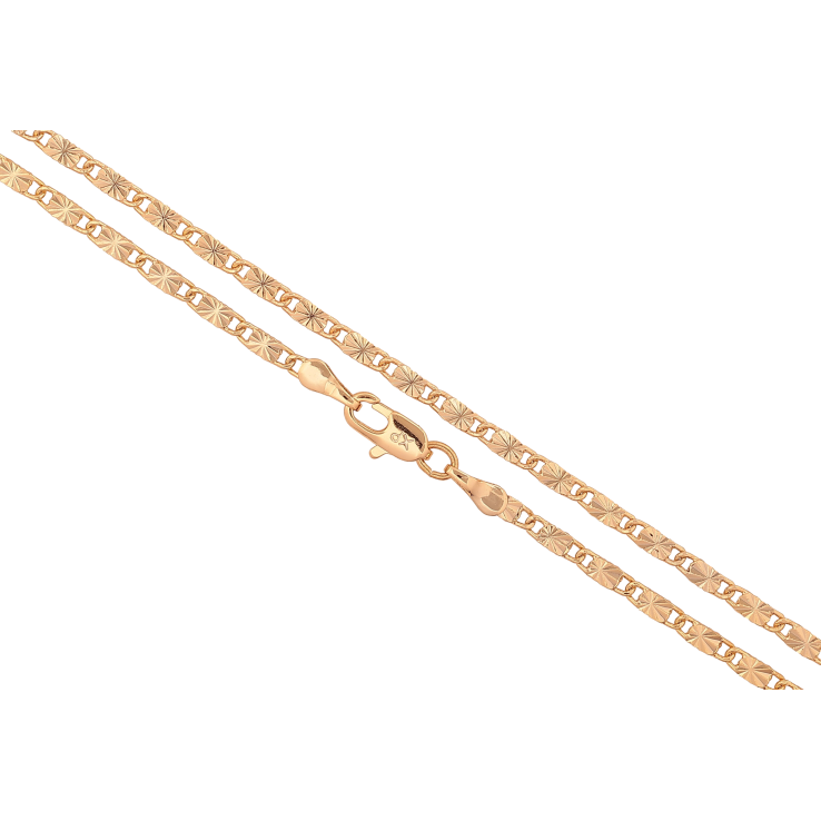 Цепочка Xuping цвет Позолота 18K "Плетение Фантазийное" длинна 50см х 2.5мм фото №10