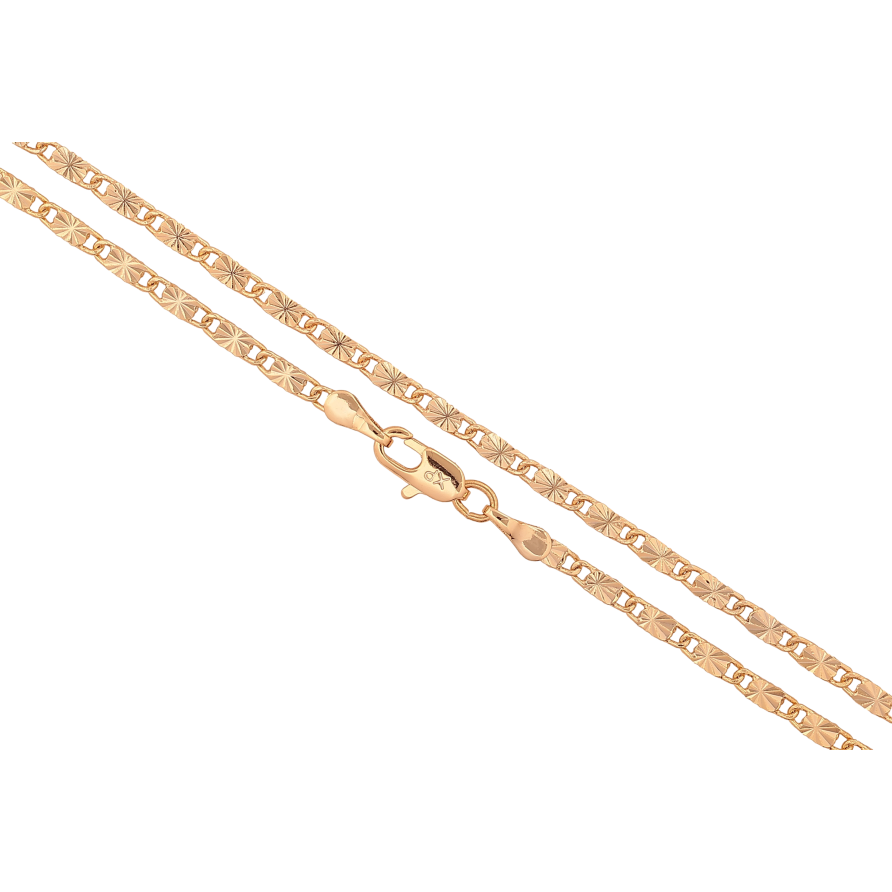 Цепочка Xuping цвет Позолота 18K "Плетение Фантазийное" длинна 50см х 2.5мм фото №1