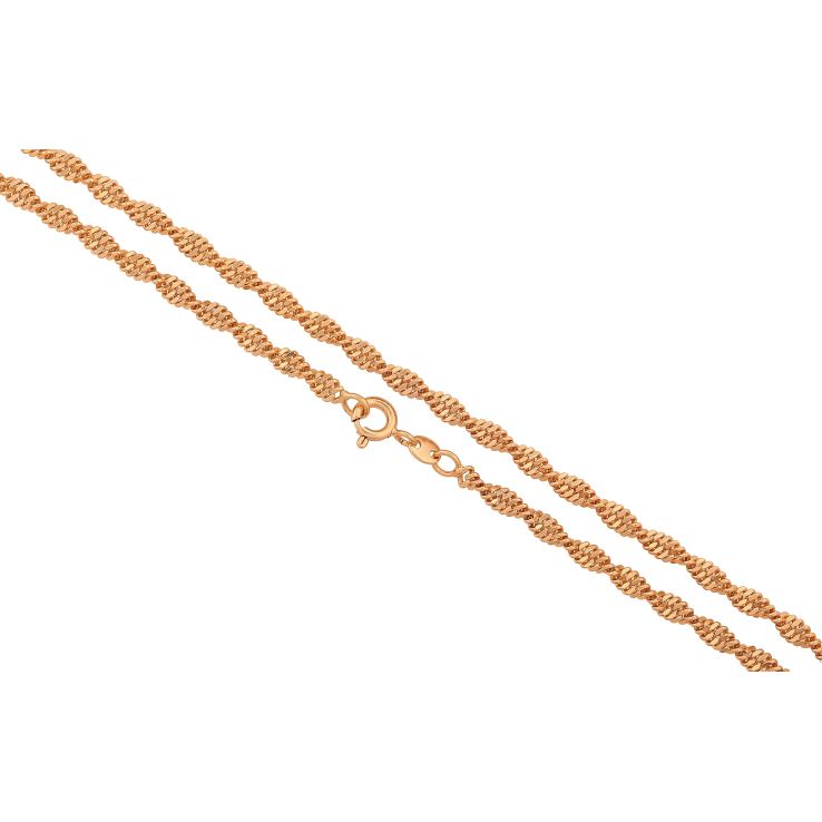 Ланцюжок Xuping колір Позолота 18K "Плетіння Супердиск" довжина 49см х 3мм фото №24