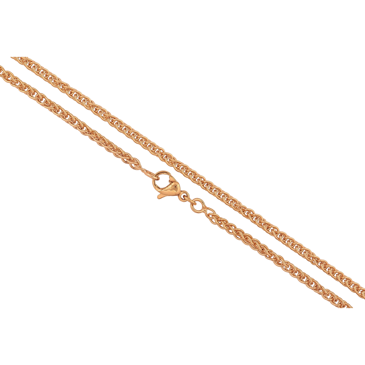 Цепочка Xuping цвет Позолота 18K "Плетение Колос" длинна 45см х 3мм фото №22