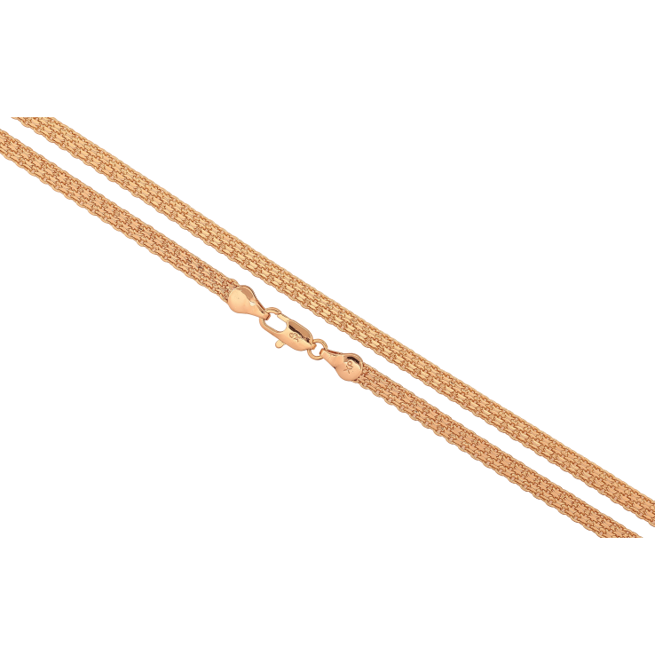 Ланцюжок Xuping колір Позолота 18K "Плетіння Італійський Бісмарк" довжина 55см х 4мм фото №22