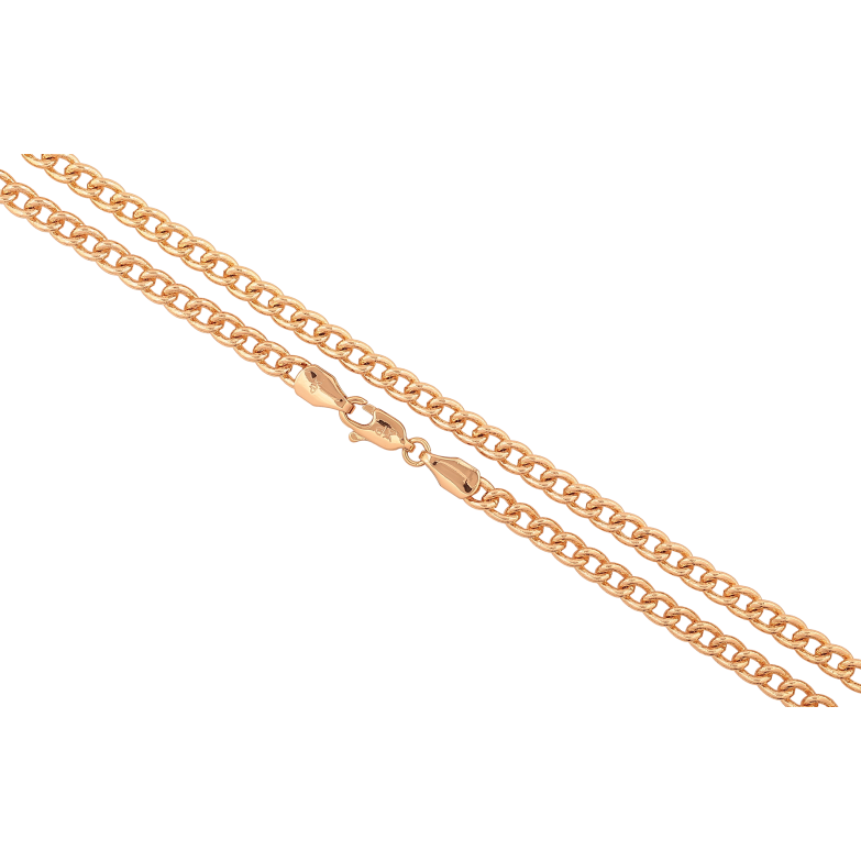 Цепочка Xuping цвет Позолота 18K "Плетение Панцирное" длинна 44см х 4мм фото №1