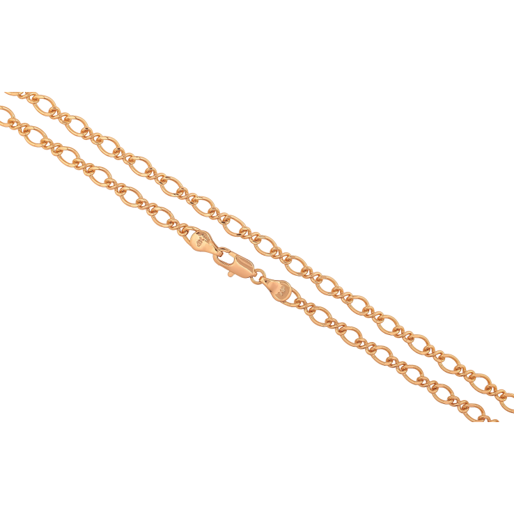 Ланцюжок Xuping колір Позолота 18K "Плетіння Фантазійне" довжина 45см х 3-5мм фото №24