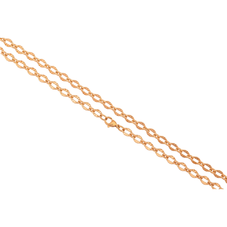 Ланцюжок Xuping колір Позолота 18K "Плетіння Фантазійне" довжина 50см х 6мм фото №19