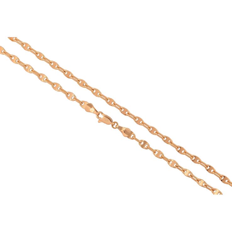 Ланцюжок Xuping колір Позолота 18K "Плетіння Фантазійне" довжина 50см х 3-4мм фото №18 Ланцюжок Xuping колір Позолота 18K "Плетіння Фантазійне" довжина 50см х 3-4мм фото №18