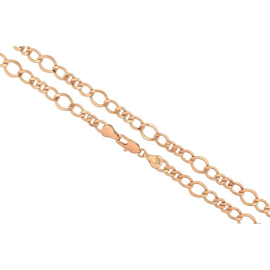 Цепочка Xuping цвет Позолота 18K "Плетение Фантазийное" длинна 50см х 5-7мм фото №1