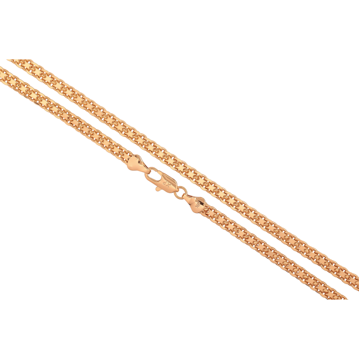 Ланцюжок Xuping колір Позолота 18K "Плетіння Італійський Бісмарк" довжина 50см х 5мм фото №13