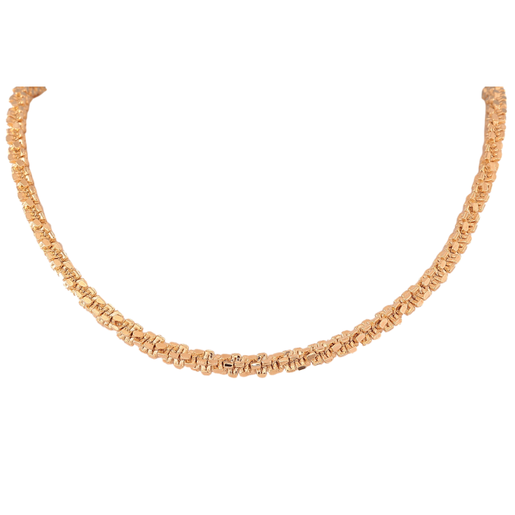 Ланцюжок Xuping колір Позолота 18K "Плетіння Кроча" довжина 51см х 4мм фото №12 Ланцюжок Xuping колір Позолота 18K "Плетіння Кроча" довжина 51см х 4мм фото №12