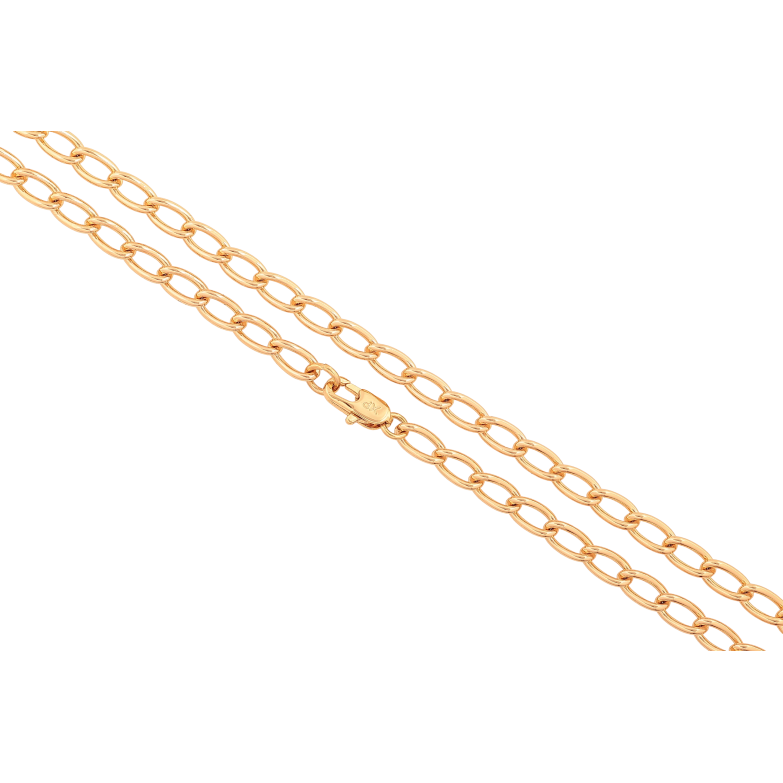 Цепочка Xuping цвет Позолота 18K "Плетение Панцирное" длинна 45см х 4мм фото №1