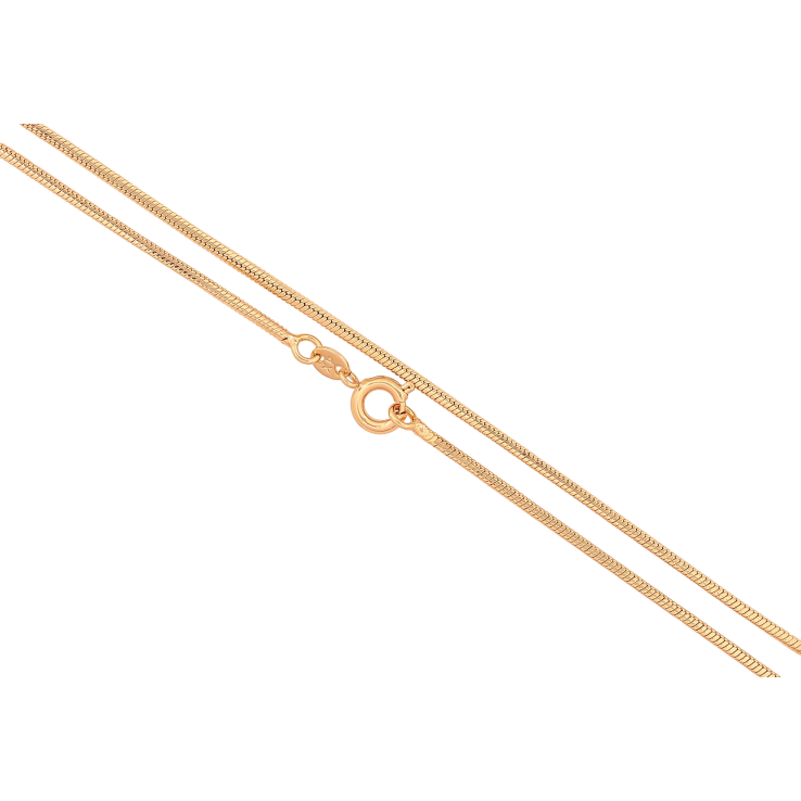 Цепочка Xuping цвет Позолота 18K "Плетение Ювелирный шнур 4-х гранный" длина 45см х 1.5мм фото №4 Цепочка Xuping цвет Позолота 18K "Плетение Ювелирный шнур 4-х гранный" длина 45см х 1.5мм фото №4