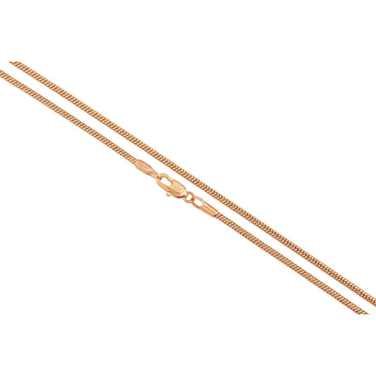 Цепочка Xuping цвет Позолота 18K "Плетение Ювелирный шнур" длинна 45см х 2мм фото №14