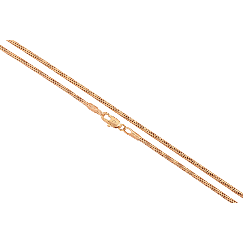 Цепочка Xuping цвет Позолота 18K "Плетение Ювелирный шнур" длинна 45см х 2мм фото №1