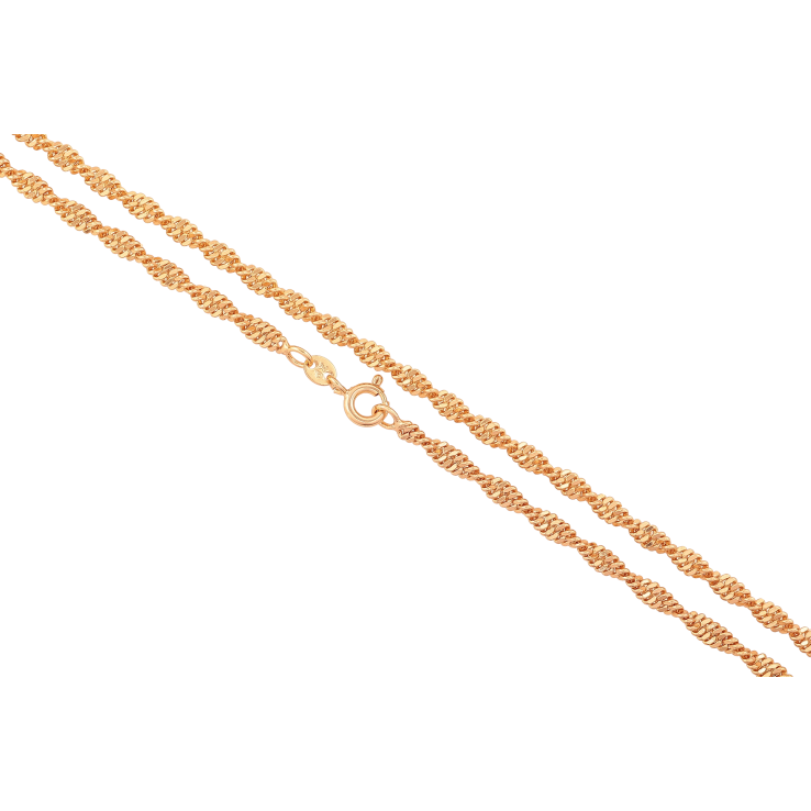 Ланцюжок Xuping колір Позолота 18K "Плетіння Супердиск" довжина 54см х 4мм фото №17