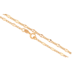 Ланцюжок Xuping колір Позолота 18K "Плетіння декоративне Фігаро" довжина 44см х 2-3мм фото №2 Ланцюжок Xuping колір Позолота 18K "Плетіння декоративне Фігаро" довжина 44см х 2-3мм фото №2
