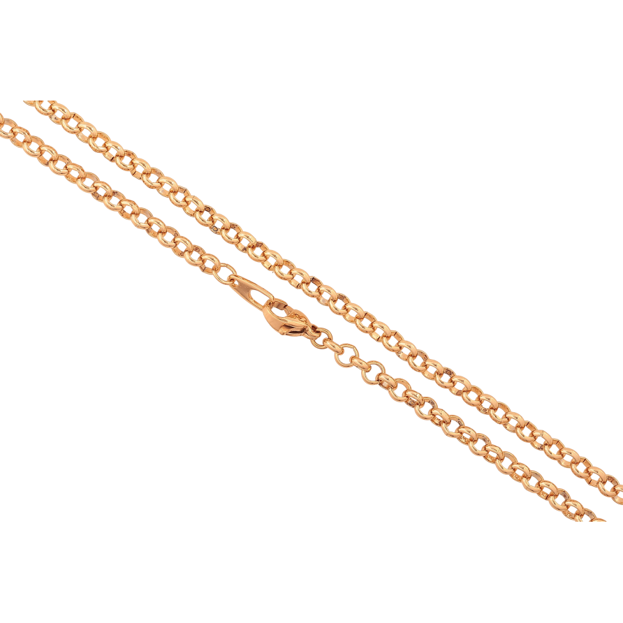 Ланцюжок Xuping колір Позолота 18K "Плетіння Ролло" довжина 45см х 4мм фото №1 Ланцюжок Xuping колір Позолота 18K "Плетіння Ролло" довжина 45см х 4мм фото №1