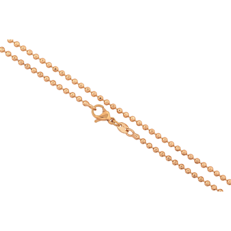 Ланцюжок Xuping колір Позолота 18K "Плетіння Перлина" довжина 45см х 2мм фото №5