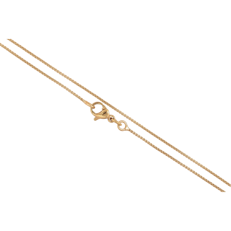 Ланцюжок Xuping колір Позолота 14K "Плетіння Венеціанське" довжина 47см х 1мм фото №3 Ланцюжок Xuping колір Позолота 14K "Плетіння Венеціанське" довжина 47см х 1мм фото №3