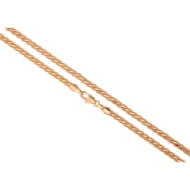 Ланцюжок Xuping колір Позолота 18K "Плетіння Кельтське" довжина 50см х 3мм фото №13
