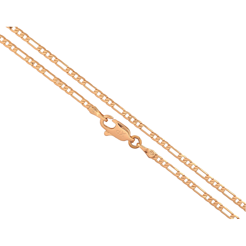 Ланцюжок Xuping колір Позолота 18K "Плетіння Фігаро" довжина 45см х 2мм фото №3