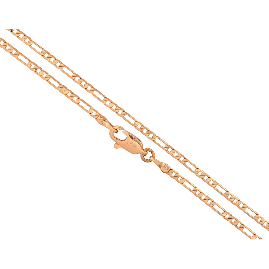 Цепочка Xuping цвет Позолота 18K "Плетение Фигаро" длинна 45см х 2мм фото №1