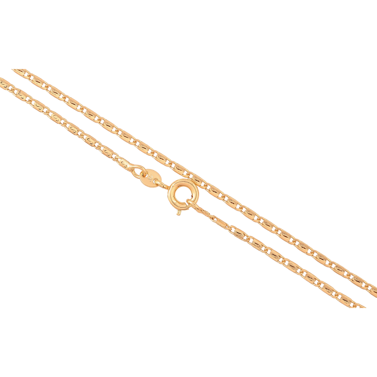 Ланцюжок Xuping колір Позолота 18K "Плетіння Равлик" довжина 46см х 2мм фото №10