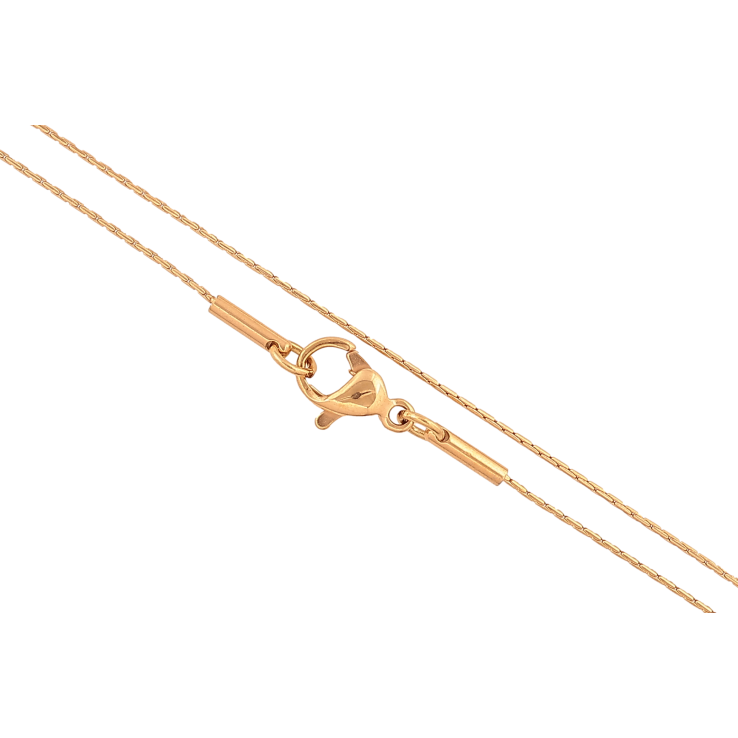 Ланцюжок Xuping колір Позолота 18K "Плетіння склочене в коло" довжина 45см х 1мм фото №4