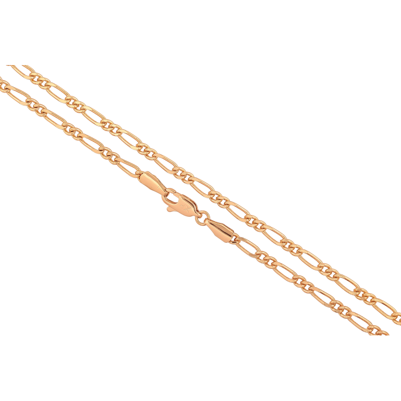 Ланцюжок Xuping колір Позолота 18K "Плетіння Фігаро" довжина 45см х 3мм фото №8