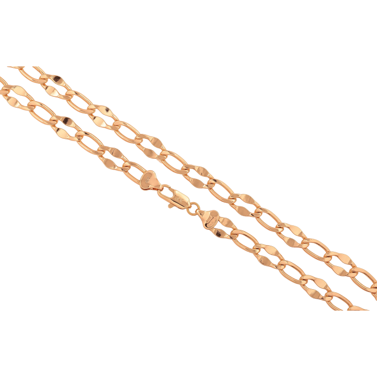 Цепочка Xuping цвет Позолота 18K "Плетение Панцирное декоративное" длинна 50см х 6-8мм фото №10