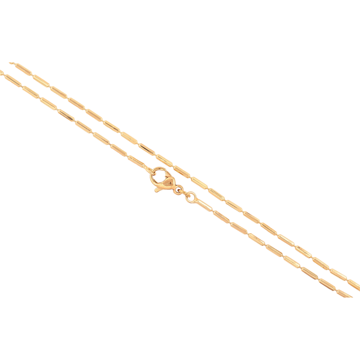 Ланцюжок Xuping колір Позолота 18K "Плетіння Перлина" довжина 45см х 1мм фото №9