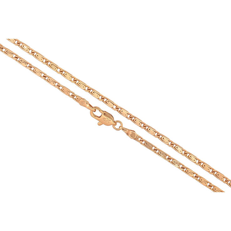 Ланцюжок Xuping колір Позолота 18K "Плетіння Равлик" довжина 45см х 2мм фото №16