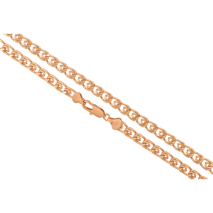 Цепочка Xuping цвет Позолота 18K "Плетение Лав" длинна 47см х 6мм фото №18