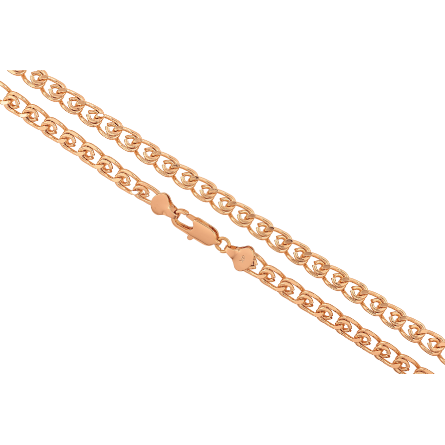 Ланцюжок Xuping колір Позолота 18K "Плетіння Лав" довжина 47см х 6мм фото №1 Ланцюжок Xuping колір Позолота 18K "Плетіння Лав" довжина 47см х 6мм фото №1