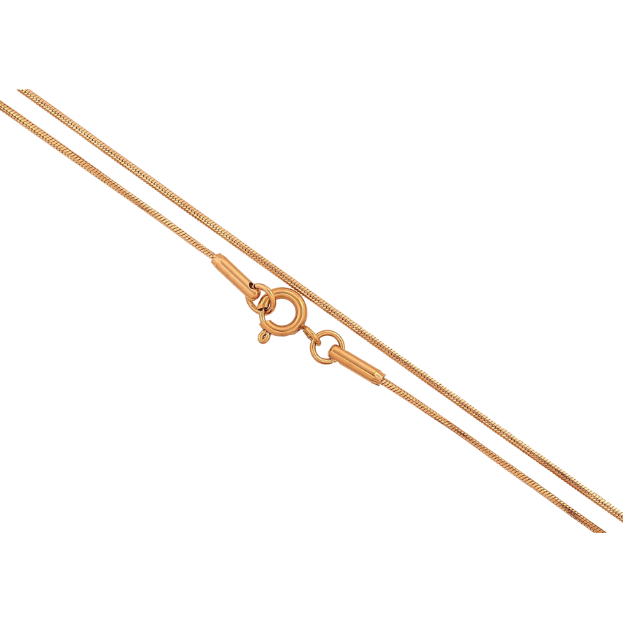 Ланцюжок Xuping колір Позолота 18K "Плетіння Ювелірний шнур 4-х гранний" довжина 35см х 1мм фото №1 Ланцюжок Xuping колір Позолота 18K "Плетіння Ювелірний шнур 4-х гранний" довжина 35см х 1мм фото №1