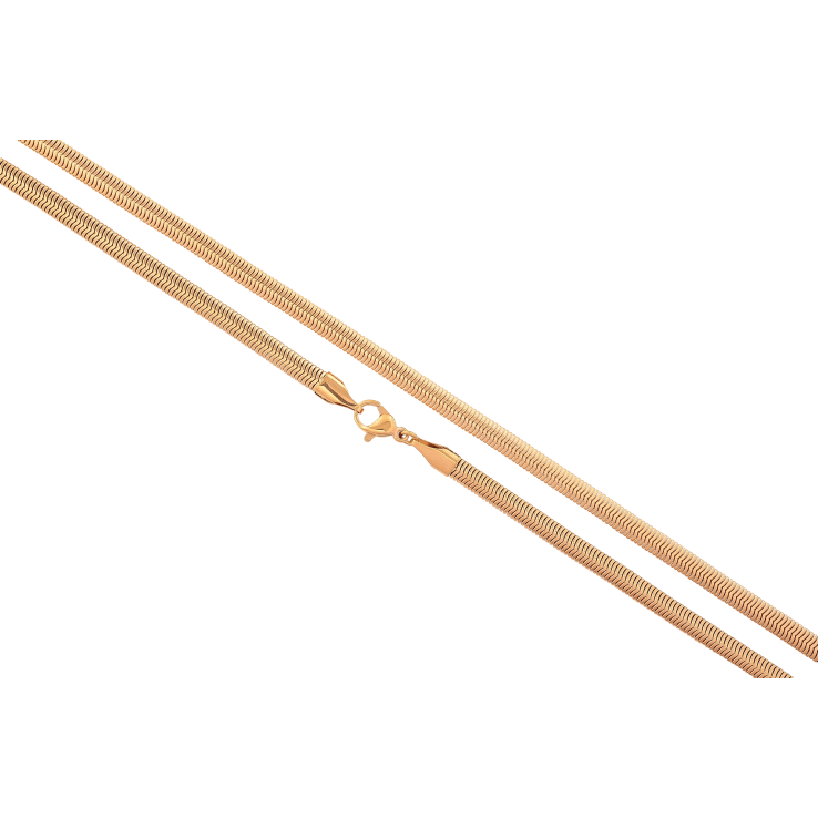 Ланцюжок Xuping колір Позолота 18K "Плетіння Снейк" довжина 51см х 4мм фото №23