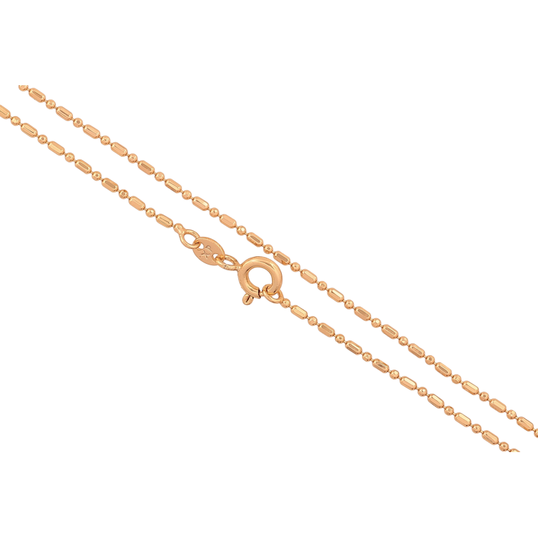 Цепочка Xuping цвет Позолота 18K "Плетение Перлина" длинна 44см х 1мм фото №1 Цепочка Xuping цвет Позолота 18K "Плетение Перлина" длинна 44см х 1мм фото №1