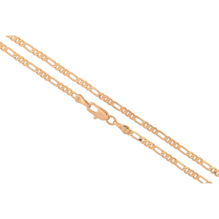 Ланцюжок Xuping колір Позолота 18K "Плетіння Фігаро" довжина 60см х 3мм фото №18