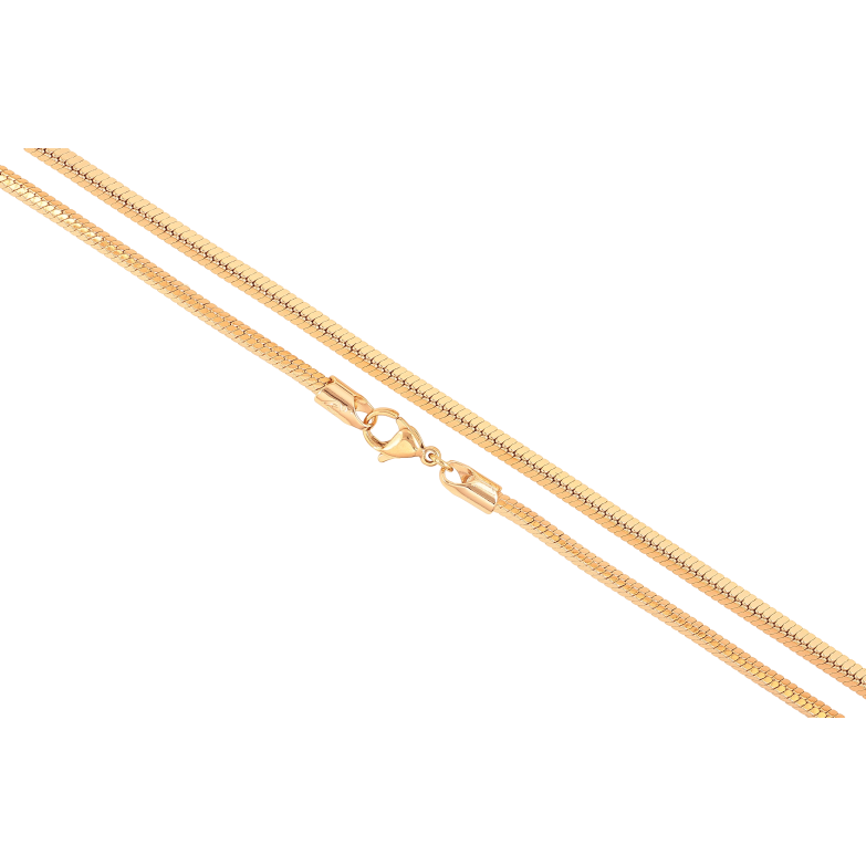 Цепочка Xuping цвет Позолота 18K "Плетение Ювелирный шнур 3-х гранный" длинна 60см х 3мм фото №1