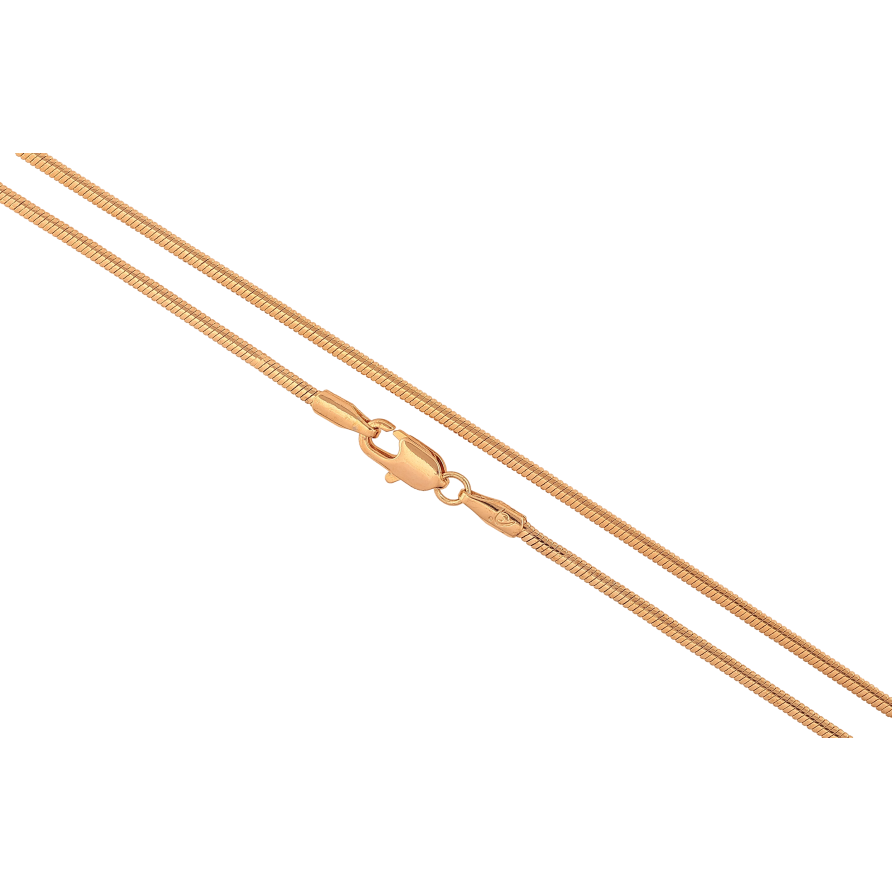 Ланцюжок Xuping колір Позолота 18K "Плетіння Ювелірний шнур" довжина 45см х 2мм фото №1 Ланцюжок Xuping колір Позолота 18K "Плетіння Ювелірний шнур" довжина 45см х 2мм фото №1