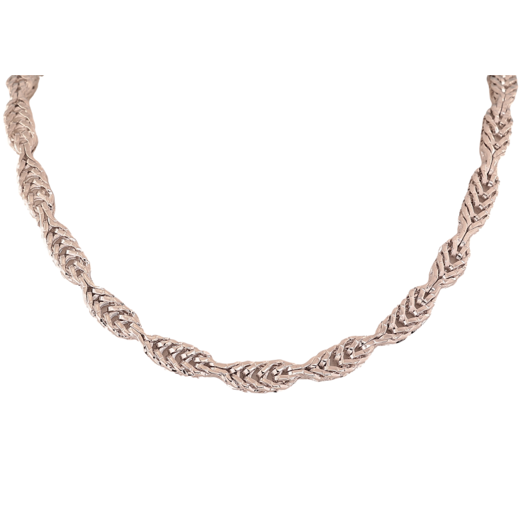 Ланцюжок Xuping колір Родій "Плетіння Фантазійне" довжина 51см х 6мм фото №24