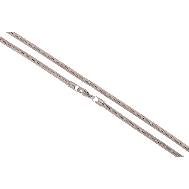 Цепочка Xuping цвет Родий "Плетение Ювелирный шнур 3-х гранный" длина 51см х 3мм фото №1