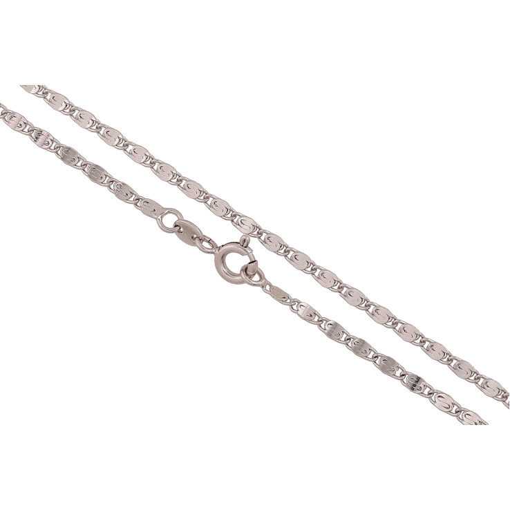 Ланцюжок Xuping колір Родій "Плетіння Равлик" довжина 50см х 2.5мм фото №21