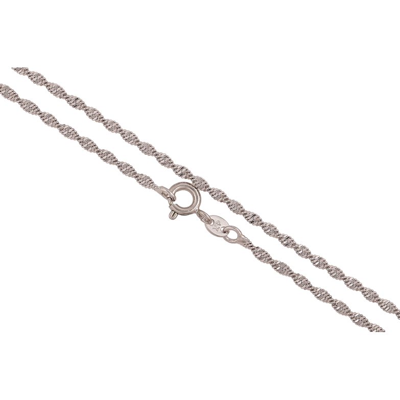 Ланцюжок Xuping колір Родій "Плетіння Супердиск" довжина 45см х 2мм фото №2 Ланцюжок Xuping колір Родій "Плетіння Супердиск" довжина 45см х 2мм фото №2