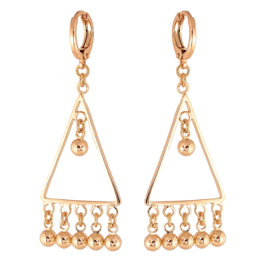 Серьги Xuping M&L цвет 18K подвески на колечках "Декоративные подвески" фото №1 Серьги Xuping M&L цвет 18K подвески на колечках "Декоративные подвески" фото №1