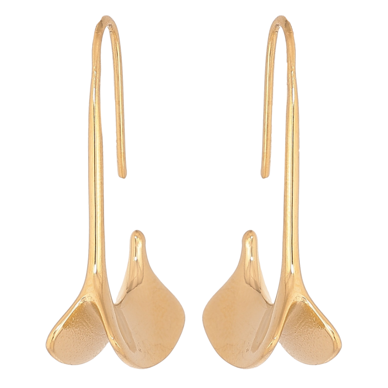 Сережки Xuping TTM Stainless Steel колір 14К французький замок "Декоративні підвіски" фото №1