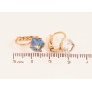 Серьги Xuping цвет 18K с кристаллами Swarovski французский замок "Кристальные кубики Metallic Blue" 6х6мм фото №2 Серьги Xuping цвет 18K с кристаллами Swarovski французский замок "Кристальные кубики Metallic Blue" 6х6мм фото №2
