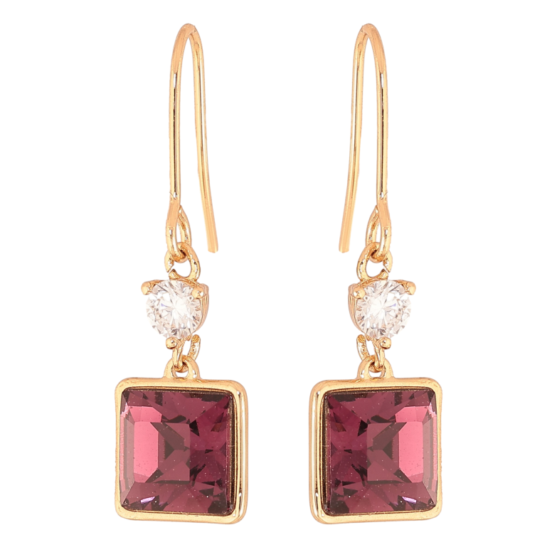 Серьги Xuping цвет 18K с кристаллами Swarovski французский замок "Кристаллы Antique Pink" фото №1 Серьги Xuping цвет 18K с кристаллами Swarovski французский замок "Кристаллы Antique Pink" фото №1