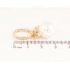 Сережки Xuping колір Позолота 14K підвіски на колечках "Перлини з бантами" фото №2