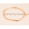 Сережки Xuping колір Позолота 18K кільця (конго) "Асиметрично закручені" ø 5.5см фото №2