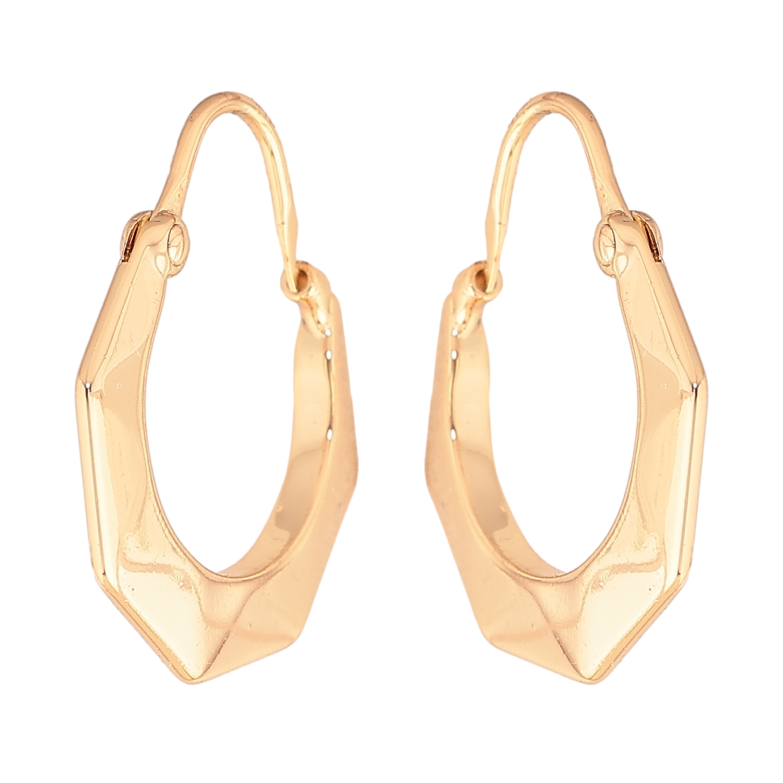 Сережки Xuping колір позолота 18K італійський замок декоративні ø 1.9см фото №1